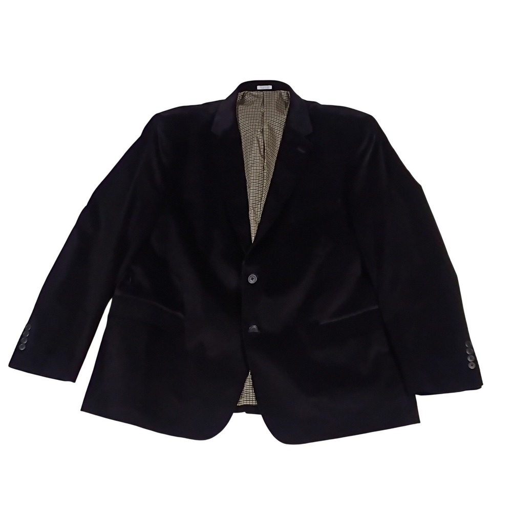 Saddlebred Men's Black Corduroy Heritage Blazer Jacket 50L Menswear Casual
